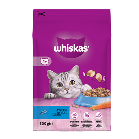 WHİSKAS KURU MAMA TON BALIKLI SEBZE 300 GR*14